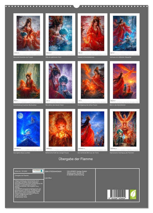 Übergabe der Flamme (CALVENDO Premium Wandkalender 2027)