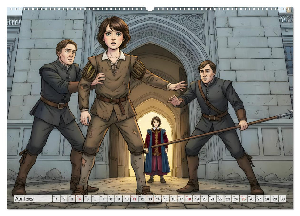 Der Prinz und der Bettelknabe (CALVENDO Wandkalender 2027)