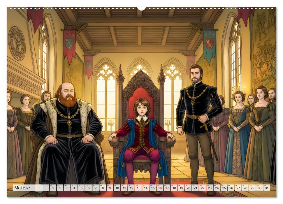 Der Prinz und der Bettelknabe (CALVENDO Wandkalender 2027)