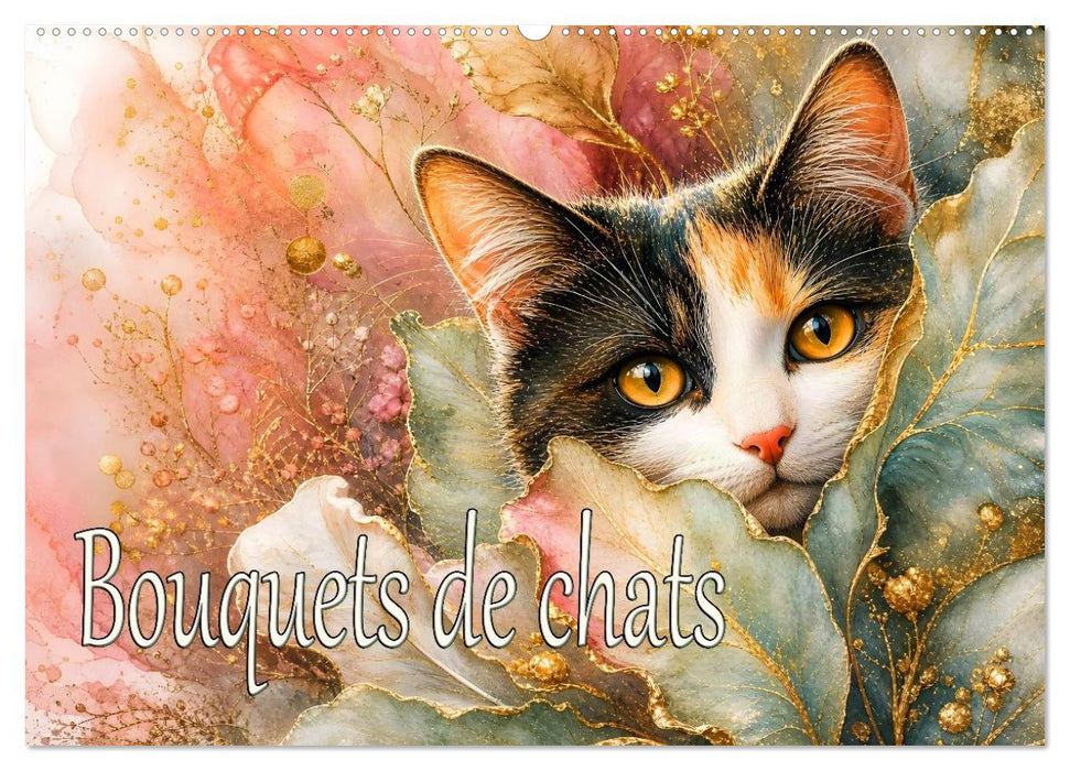 Bouquets de chats (CALVENDO Calendrier mensuel 2027)