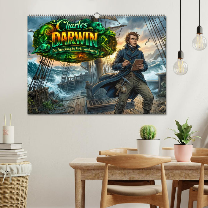Charles Darwin - Die Entdeckung der Evolutionstheorie (CALVENDO Wandkalender 2027)