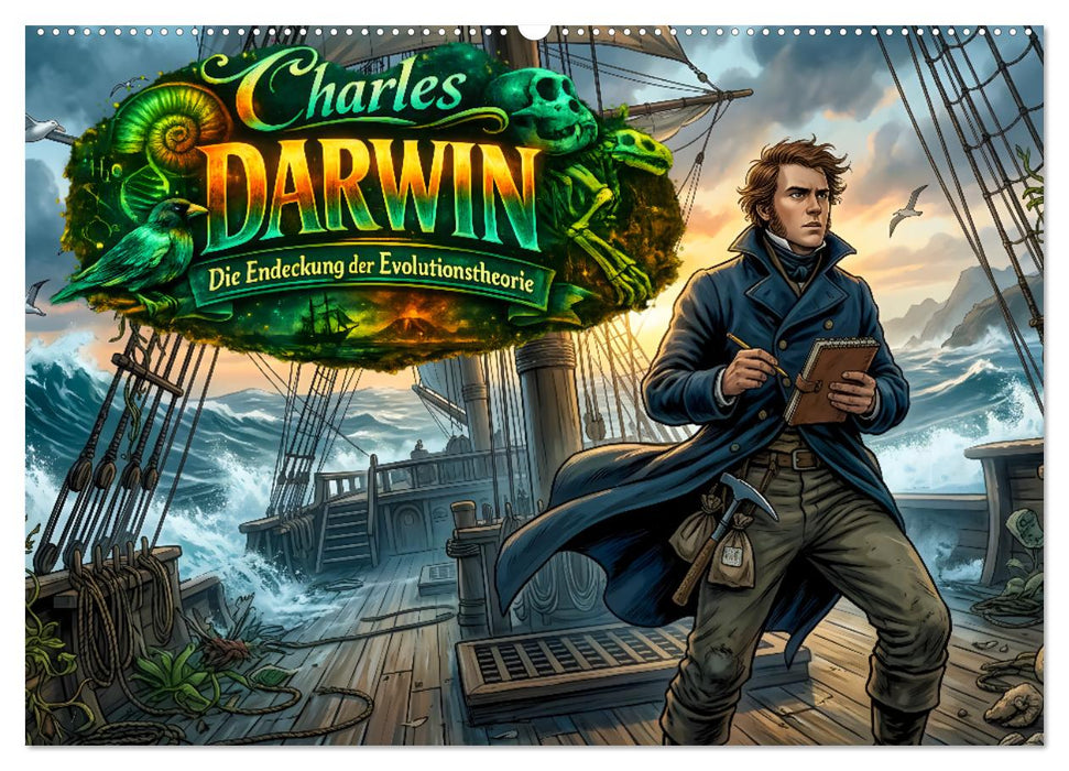 Charles Darwin - Die Entdeckung der Evolutionstheorie (CALVENDO Wandkalender 2027)