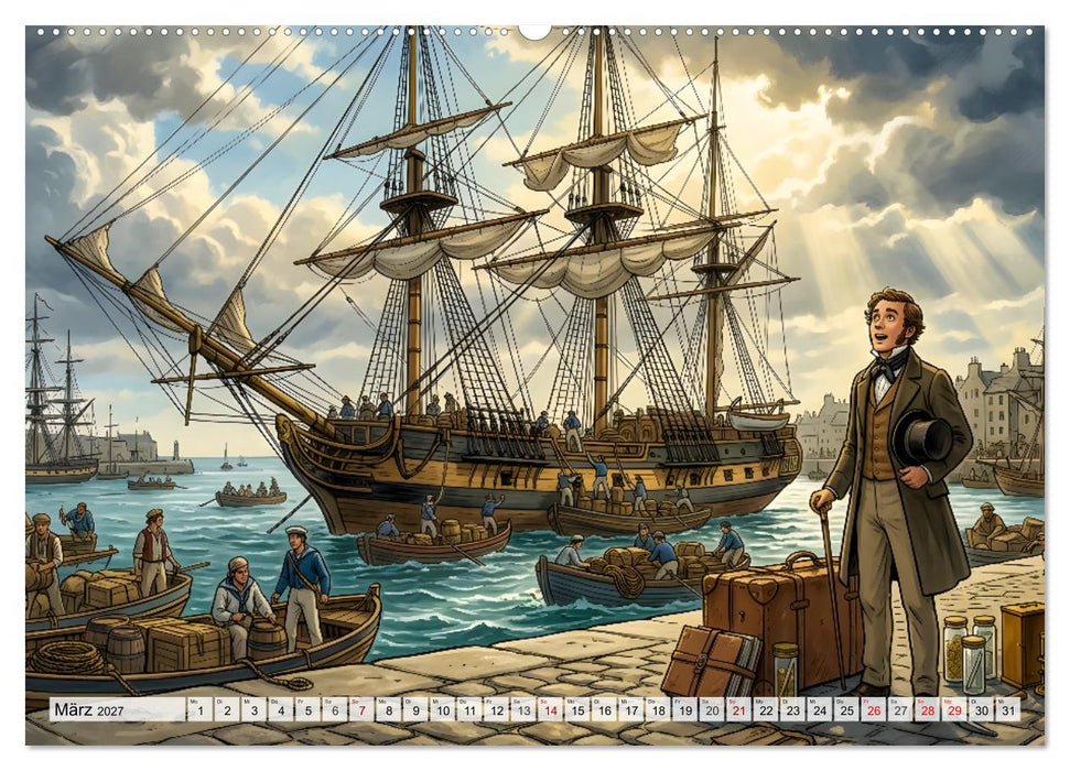 Charles Darwin - Die Entdeckung der Evolutionstheorie (CALVENDO Wandkalender 2027)