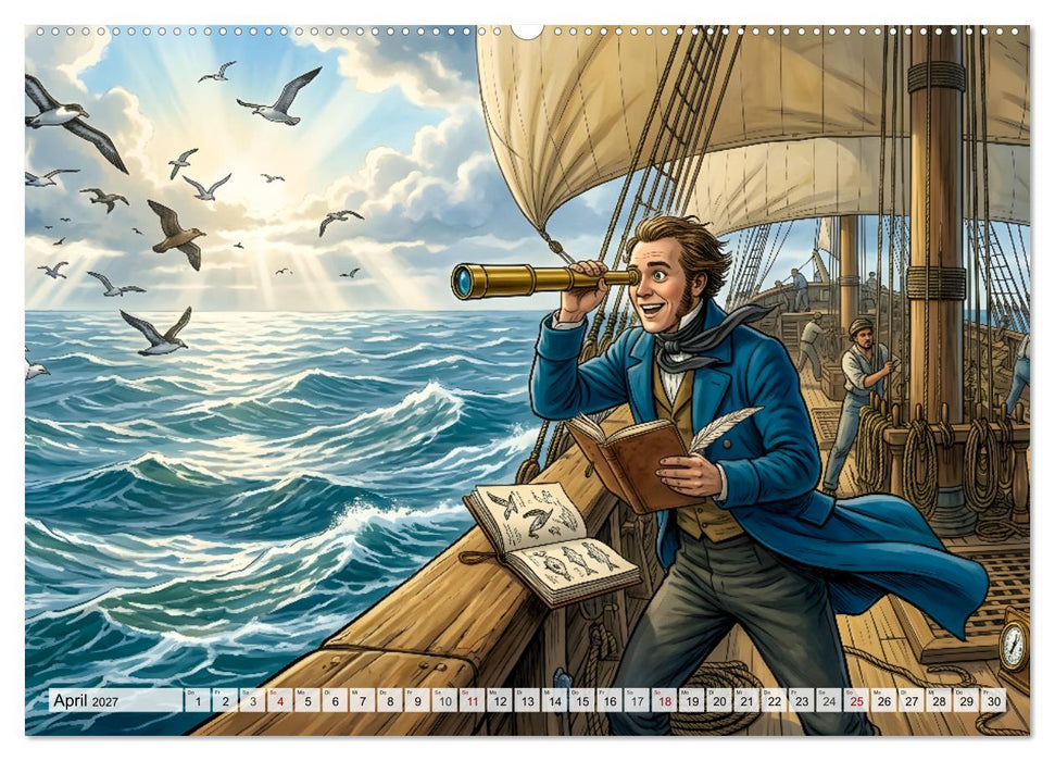 Charles Darwin - Die Entdeckung der Evolutionstheorie (CALVENDO Wandkalender 2027)