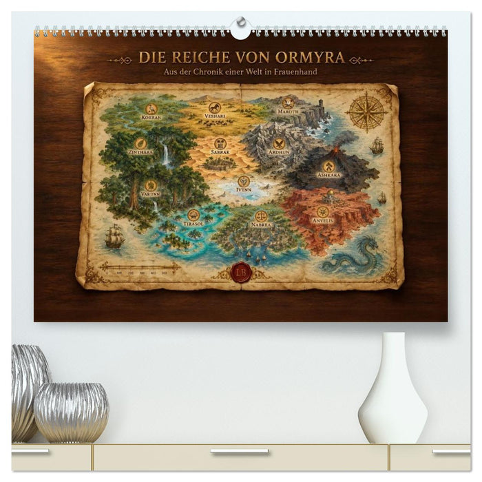 Die Reiche von Ormyra (CALVENDO Premium Wandkalender 2027)