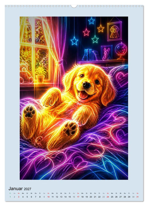 Die Neon-Bande (CALVENDO Wandkalender 2027)