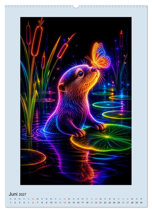 Die Neon-Bande (CALVENDO Wandkalender 2027)