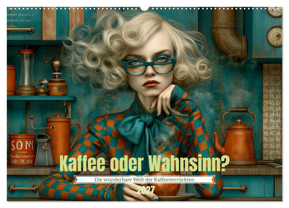 Kaffee oder Wahnsinn? (CALVENDO Wandkalender 2027)