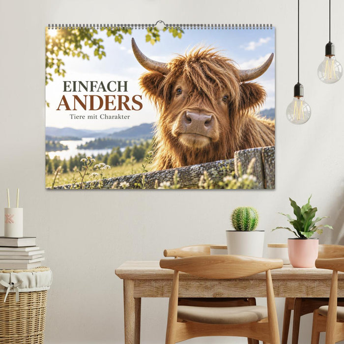EINFACH ANDERS - Tiere mit Charakter (CALVENDO Wandkalender 2027)
