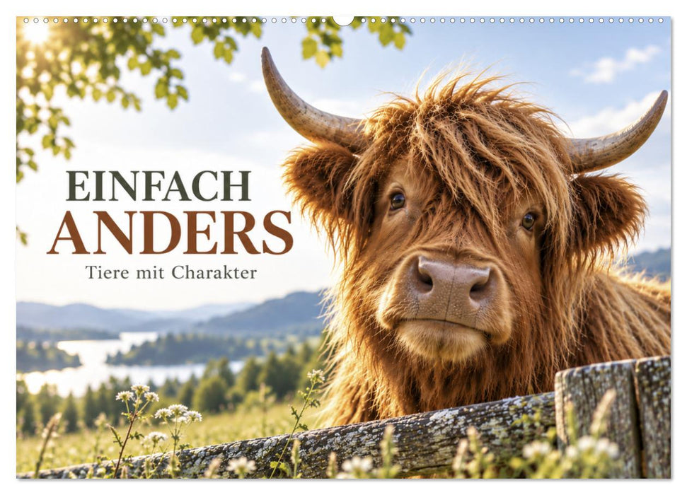 EINFACH ANDERS - Tiere mit Charakter (CALVENDO Wandkalender 2027)