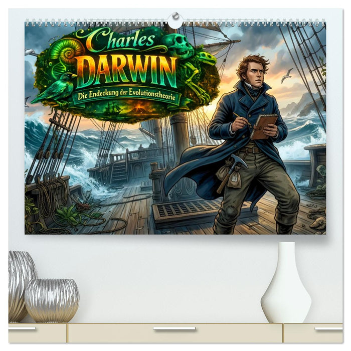 Charles Darwin - Die Entdeckung der Evolutionstheorie (CALVENDO Premium Wandkalender 2027)