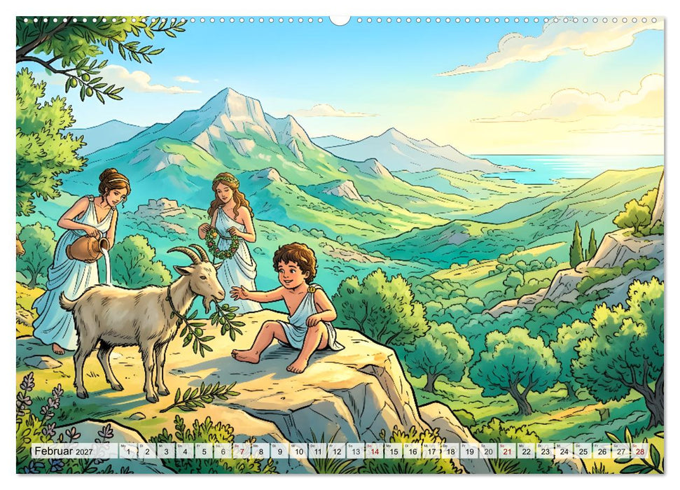 Zeus - Das Leben des Göttervaters (CALVENDO Wandkalender 2027)