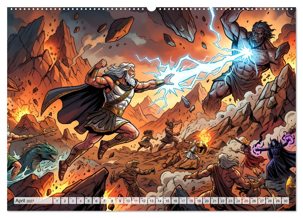 Zeus - Das Leben des Göttervaters (CALVENDO Wandkalender 2027)