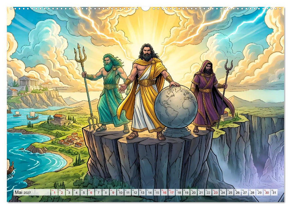 Zeus - Das Leben des Göttervaters (CALVENDO Wandkalender 2027)