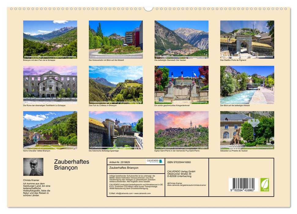 Zauberhaftes Briançon (CALVENDO Wandkalender 2027)
