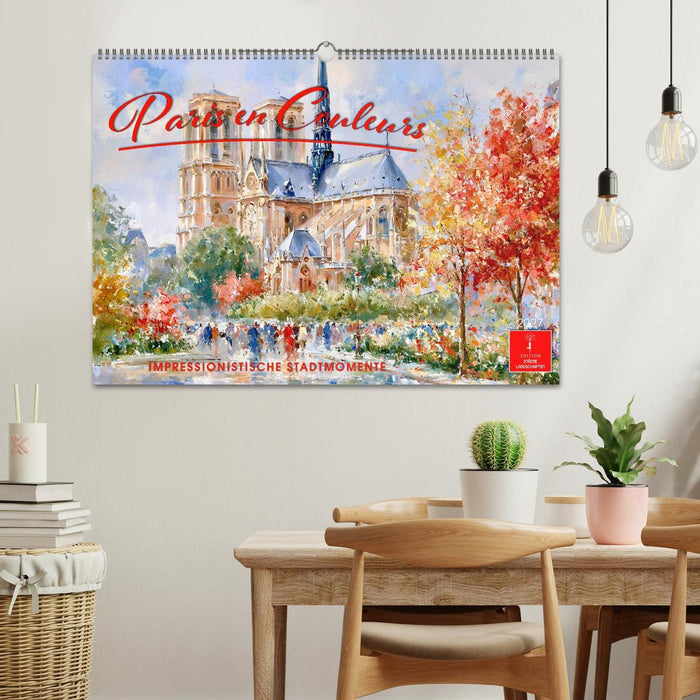Paris en Couleurs (CALVENDO Wandkalender 2027)