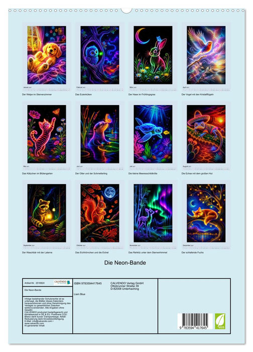 Die Neon-Bande (CALVENDO Premium Wandkalender 2027)