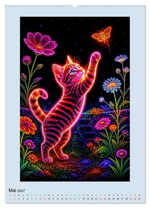 Die Neon-Bande (CALVENDO Premium Wandkalender 2027)
