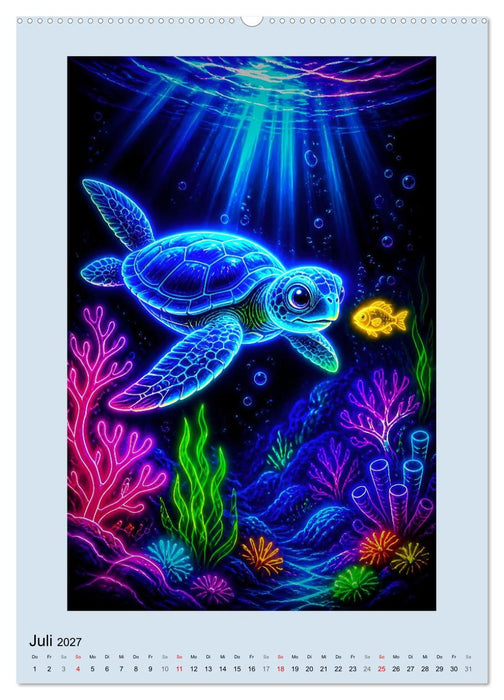 Die Neon-Bande (CALVENDO Premium Wandkalender 2027)