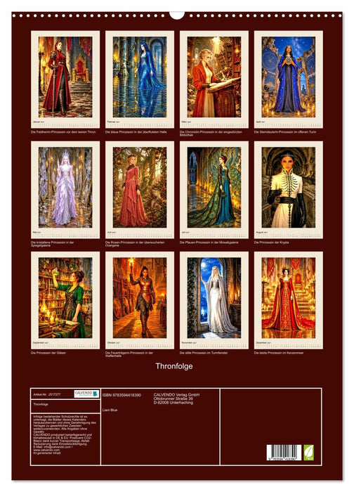 Thronfolge (CALVENDO Wandkalender 2027)