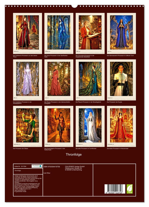 Thronfolge (CALVENDO Premium Wandkalender 2027)
