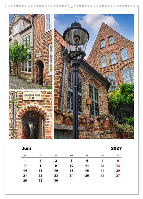 Lübeck, Perle der Hanse (CALVENDO Wandkalender 2027)