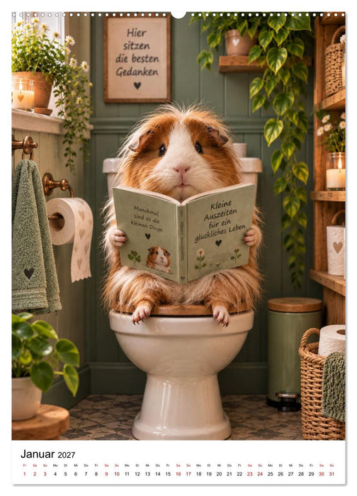 Tierischer Klokalender (CALVENDO Wandkalender 2027)