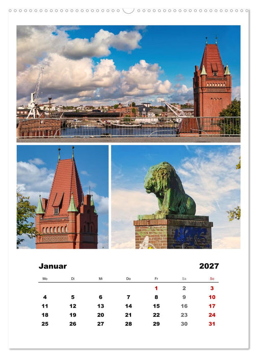 Lübeck, Perle der Hanse (CALVENDO Premium Wandkalender 2027)