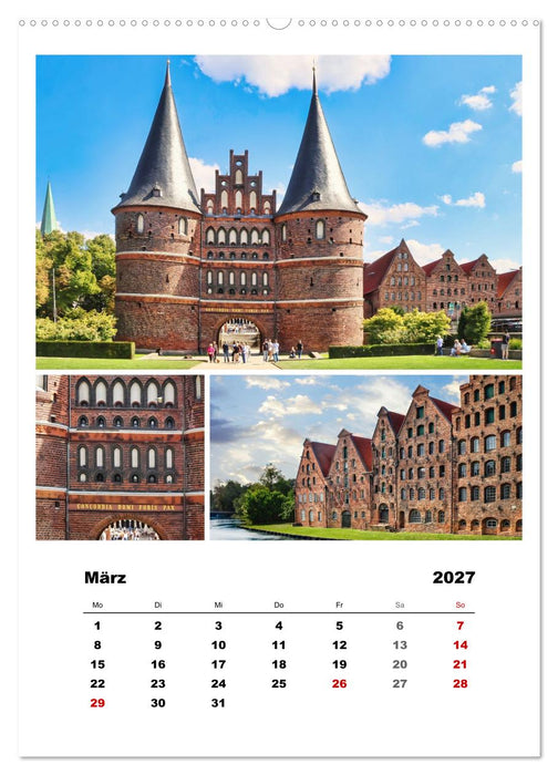 Lübeck, Perle der Hanse (CALVENDO Premium Wandkalender 2027)