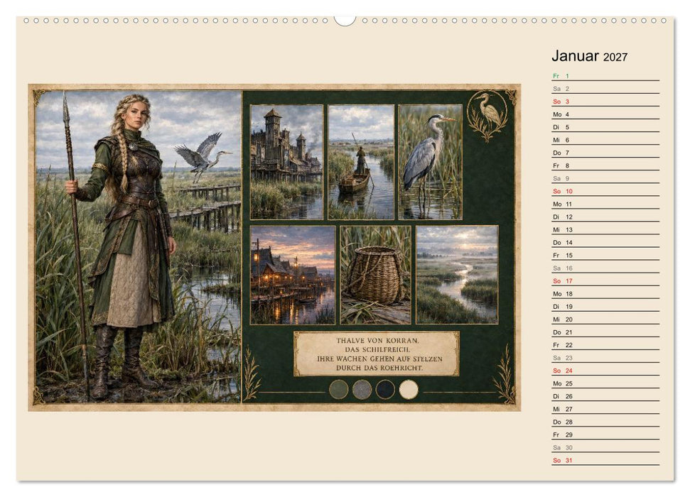 Die Reiche von Ormyra (CALVENDO Wandkalender 2027)