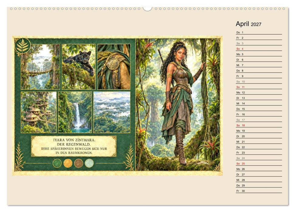 Die Reiche von Ormyra (CALVENDO Wandkalender 2027)