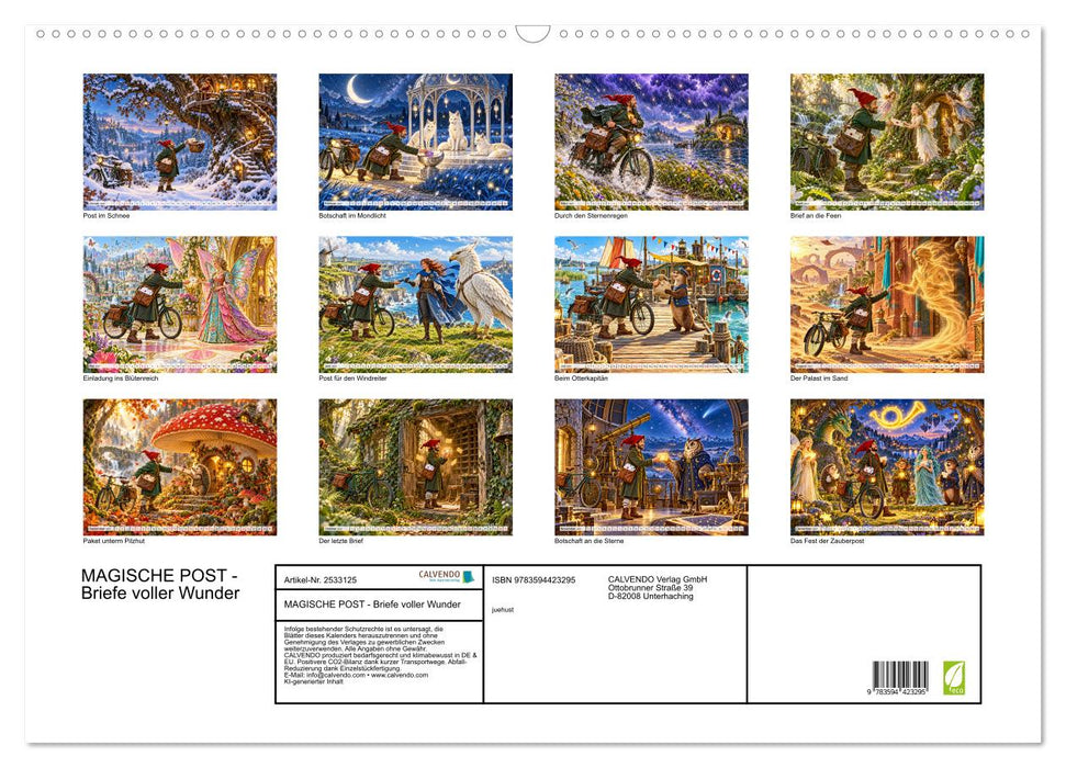 MAGISCHE POST - Briefe voller Wunder (CALVENDO Wandkalender 2027)