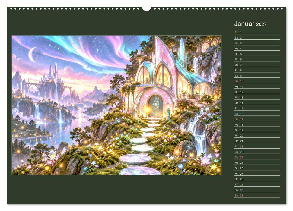 Märchenhäuser von morgen (CALVENDO Premium Wandkalender 2027)