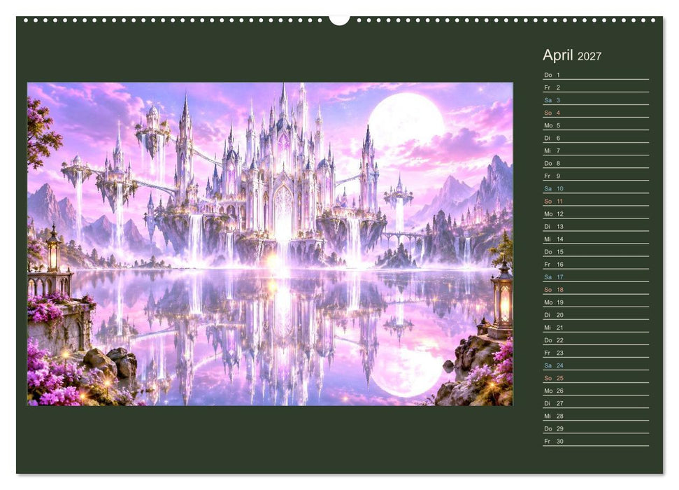 Märchenhäuser von morgen (CALVENDO Premium Wandkalender 2027)