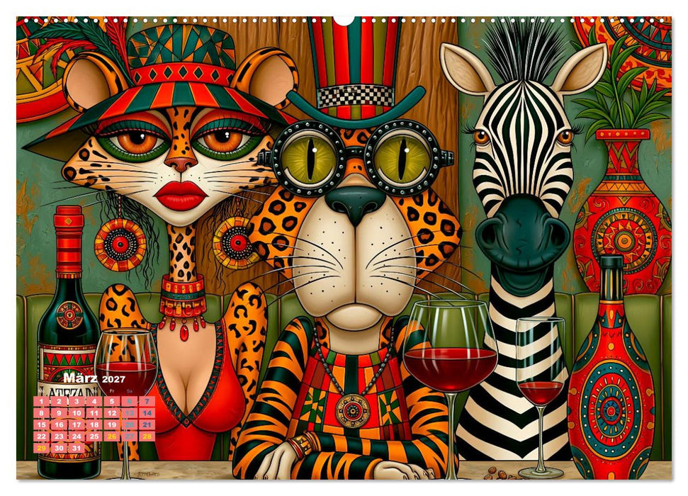 Tierisch extravagant (CALVENDO Premium Wandkalender 2027)