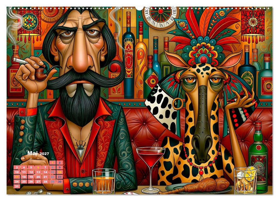 Tierisch extravagant (CALVENDO Premium Wandkalender 2027)