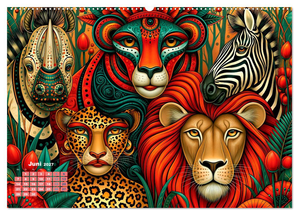 Tierisch extravagant (CALVENDO Premium Wandkalender 2027)