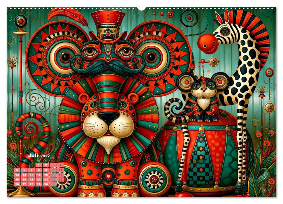 Tierisch extravagant (CALVENDO Premium Wandkalender 2027)