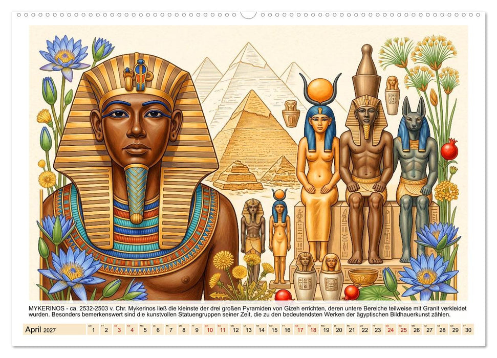 Ägyptens große Pharaonen (CALVENDO Wandkalender 2027)
