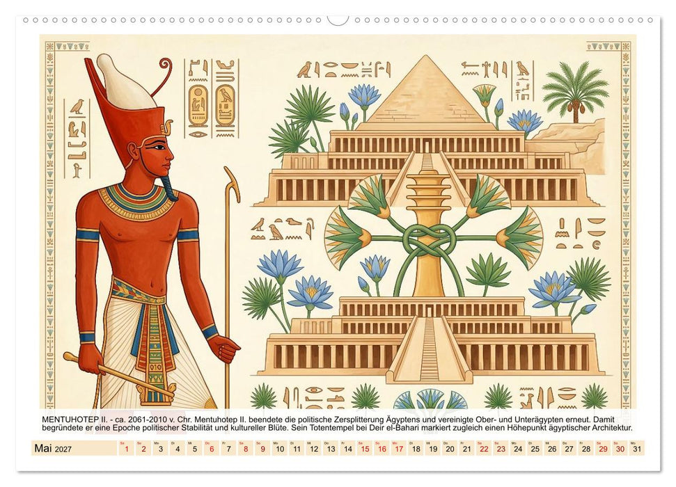 Ägyptens große Pharaonen (CALVENDO Wandkalender 2027)