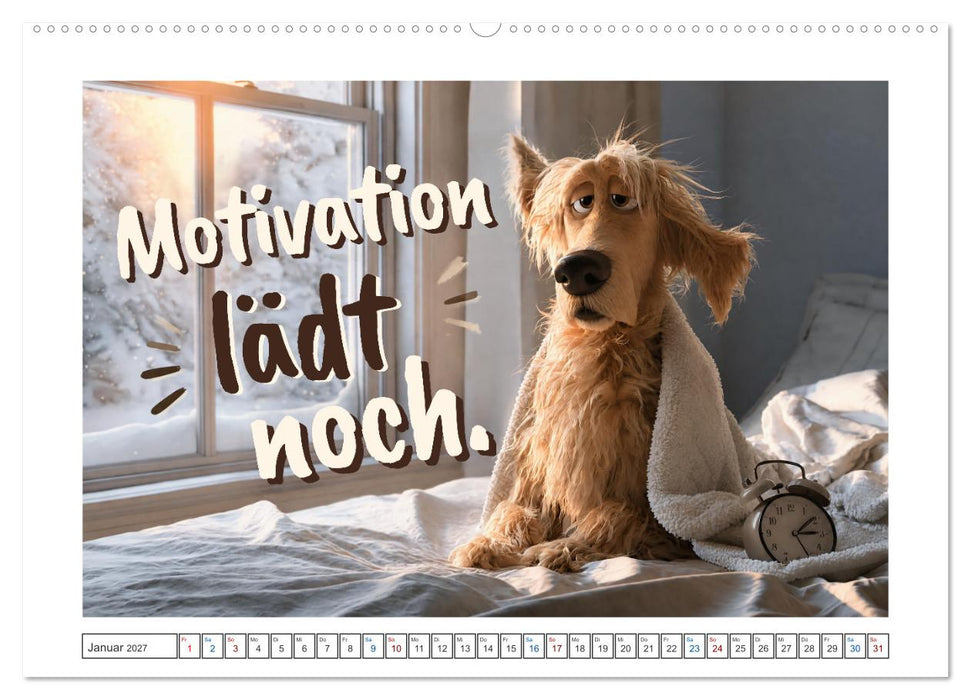 Hund drauf (CALVENDO Premium Wandkalender 2027)