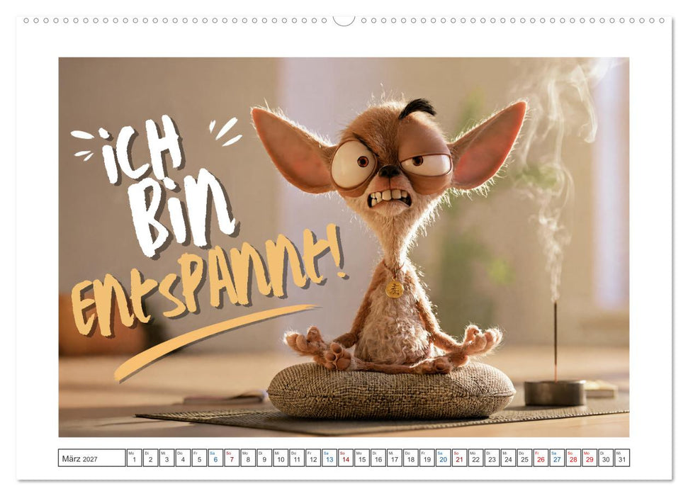 Hund drauf (CALVENDO Premium Wandkalender 2027)