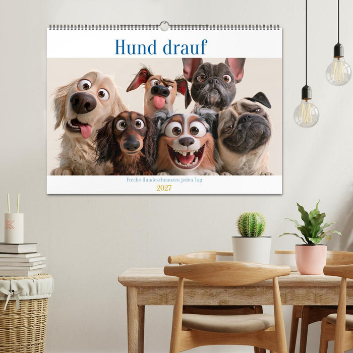 Hund drauf (CALVENDO Wandkalender 2027)