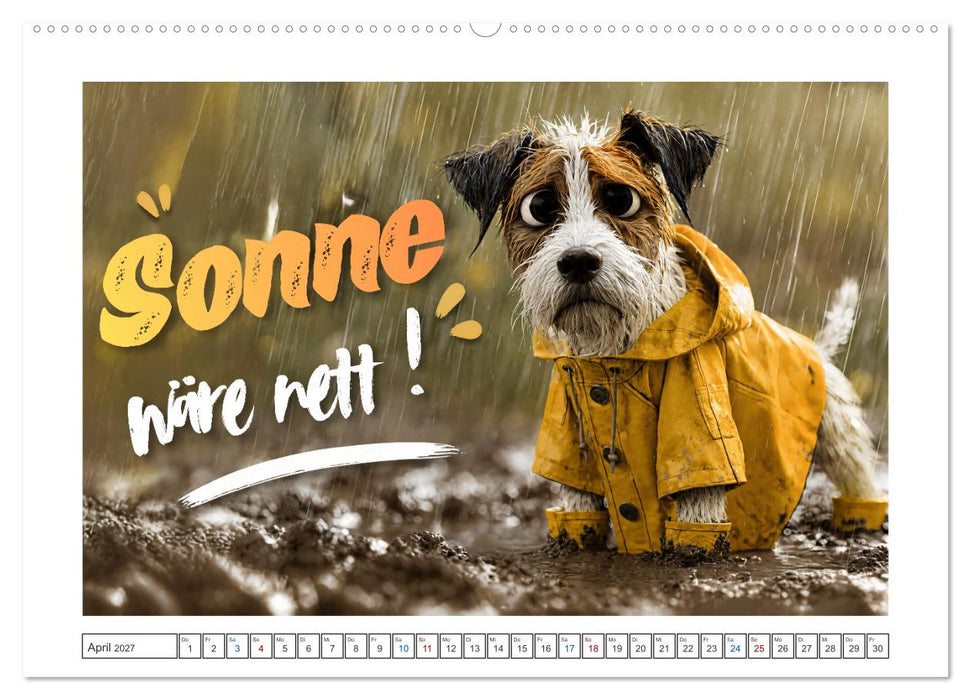 Hund drauf (CALVENDO Wandkalender 2027)