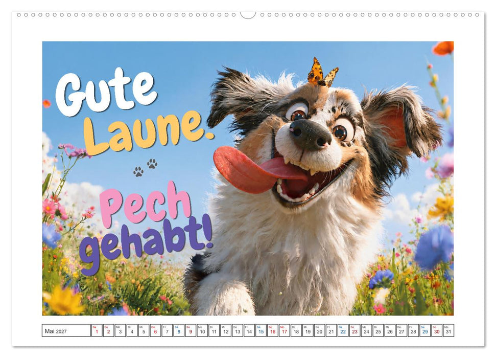 Hund drauf (CALVENDO Wandkalender 2027)