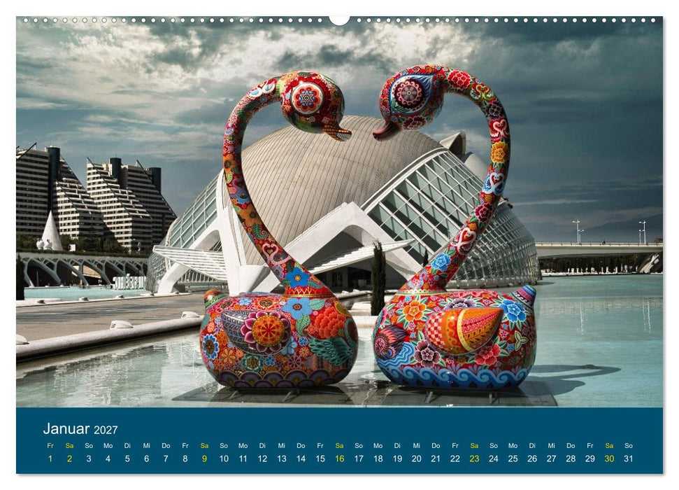 Spanische Provinzen Valencia (CALVENDO Wandkalender 2027)