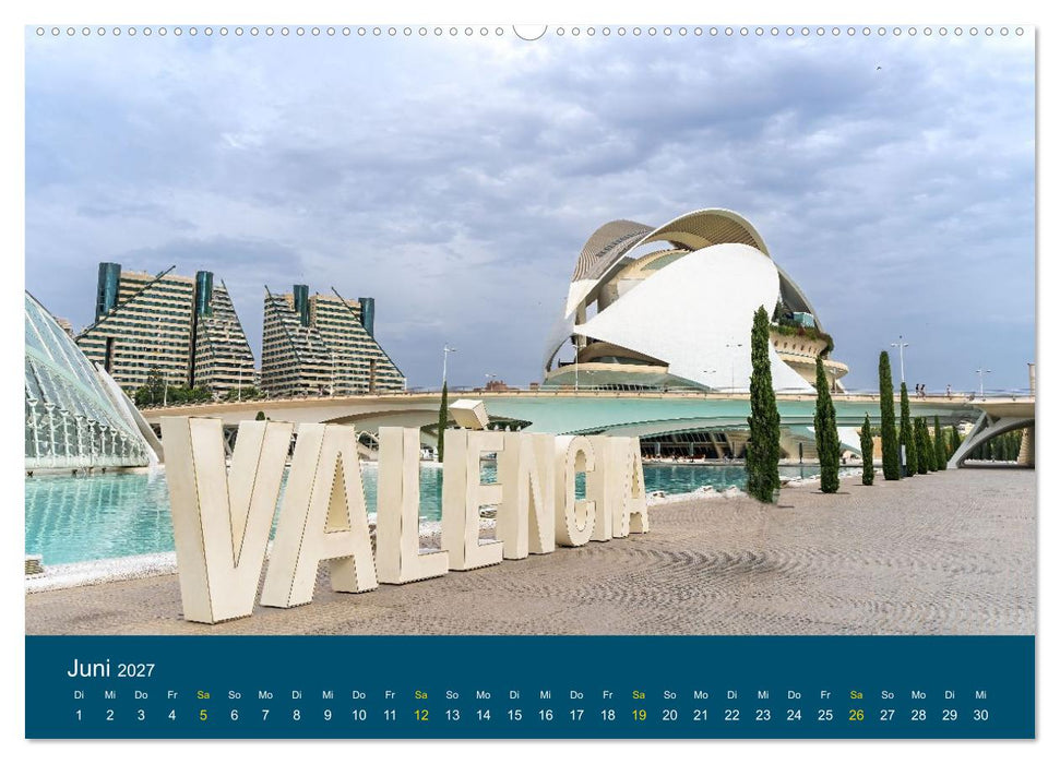 Spanische Provinzen Valencia (CALVENDO Wandkalender 2027)