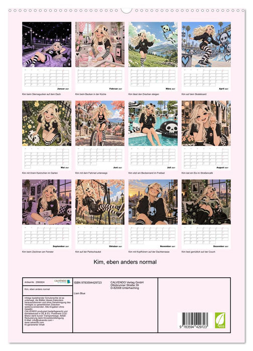Kim, eben anders normal (CALVENDO Premium Wandkalender 2027)