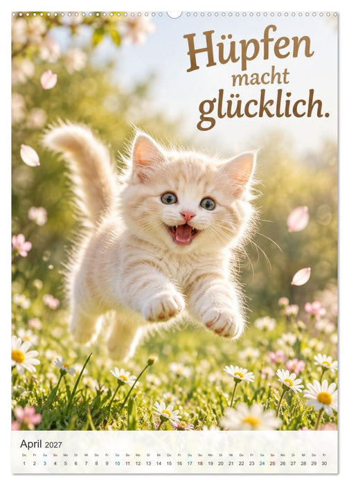 Ein Pfötchen Glück (CALVENDO Premium Wandkalender 2027)