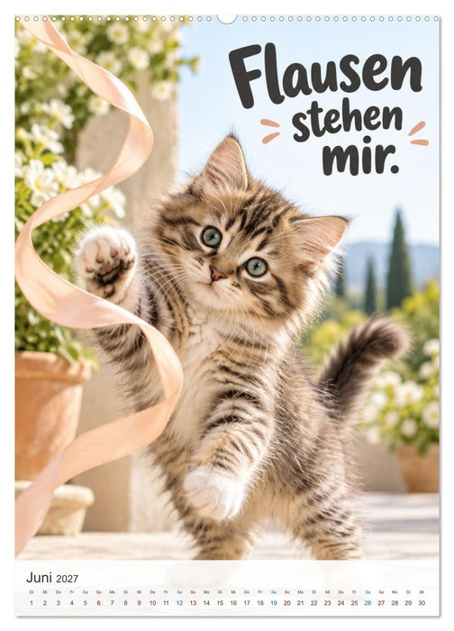 Ein Pfötchen Glück (CALVENDO Premium Wandkalender 2027)